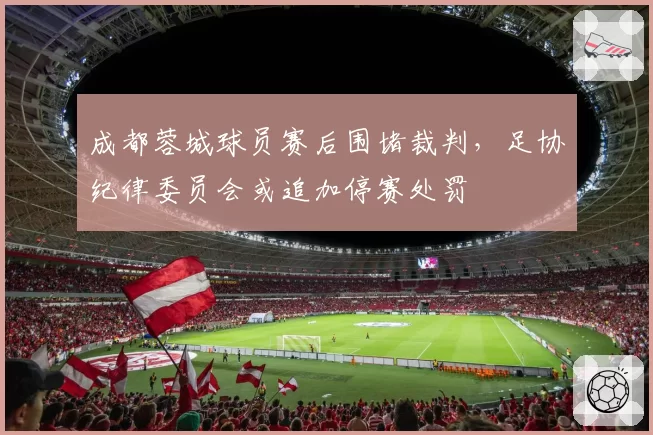 成都蓉城球员赛后围堵裁判，足协纪律委员会或追加停赛处罚